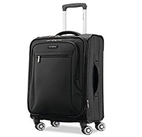 Samsonite Ascella X Softside Expandable Luggage with Spinner Wheels, Black, Carry-On 20-Inch