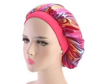 Durags and Bonnets 2pcs/Set for Men Women 360 Wave, Long Tail Silky Doo rag and Turban Sleep Cap